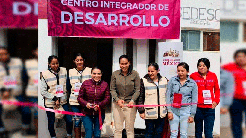 Inauguración del Centro Integrador del programa Bienestar en Villa González Ortega