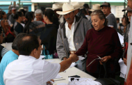 Entrega Gobierno de México 10 mdp de la Pensión para el Bienestar de los Adultos Mayores en seis municipios