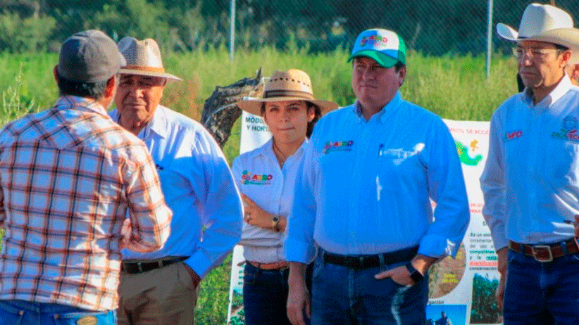 Instala Gobierno Estatal módulos para maximizar aprovechamiento de suelo y agua en la producción de forrajes y hortalizas