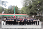 Entregan uniformes a estudiantes del bachillerato general militarizado
