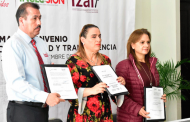 Firman Gobierno Estatal e IZAI convenio a favor de la Accesibilidad y la Transparencia