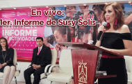 En vivo: Primer informe de actividades de Susy Solís, Presidenta Honorífica del SMDIF de Guadalupe