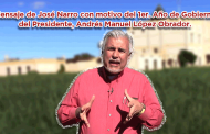 Video: Mensaje de José Narro con motivo del 1er. Año de Gobierno del Presidente de México