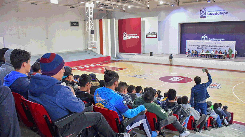 Realizan en Guadalupe  el Sorteo del Servicio Militar Nacional