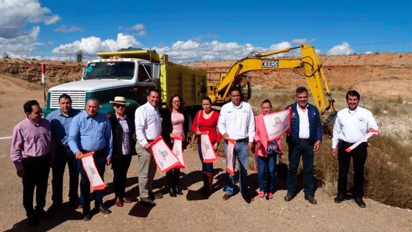 Inicia Gobierno de Tello la construcción del nuevo relleno sanitario en Calera