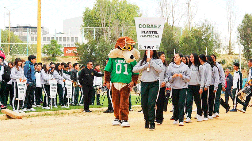 Reúnen XXXII juegos deportivos del COBAEZ a 650 estudiantes de 17 planteles