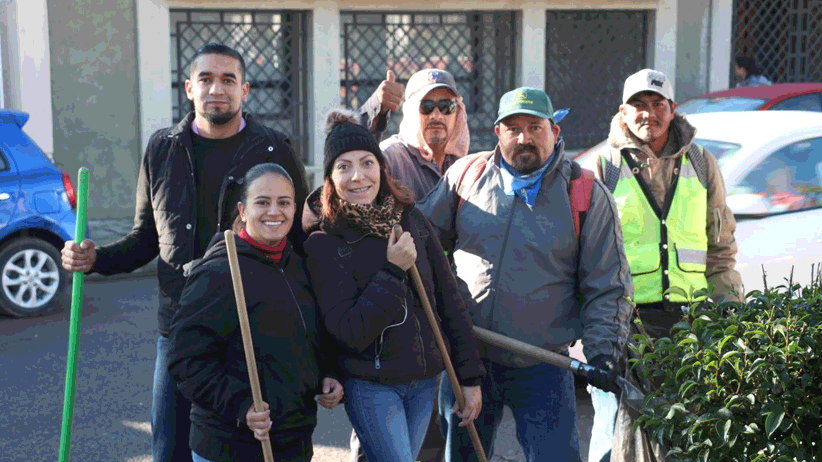 Funcionarios limpian Fresnillo