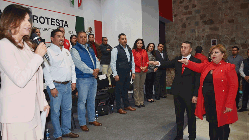 Toman protesta a dirigentes de la Secretaría de Asuntos Migratorios del PRI Zacatecas