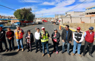 Por calles en condiciones dignas, continúan las obras de pavimentación en La Joya de la Corona: Ulises Mejía Haro