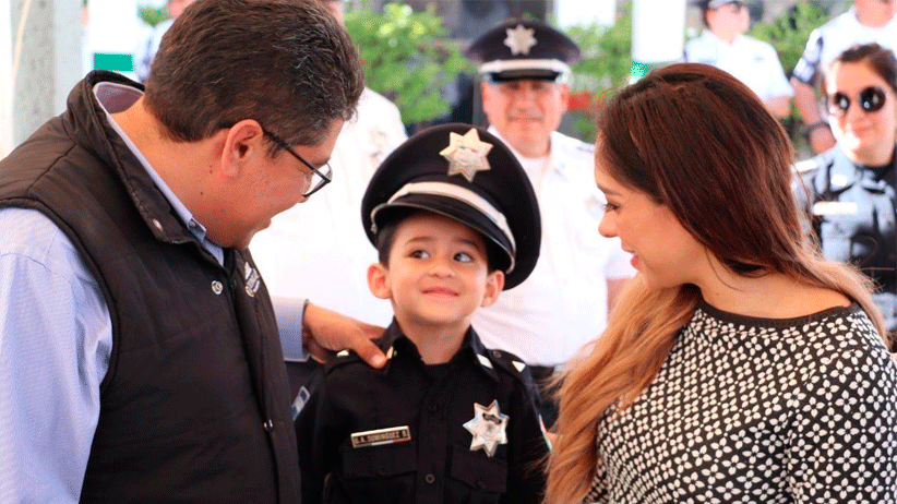 Participa Alcalde Saúl Monreal en el evento “Policía por un Día”