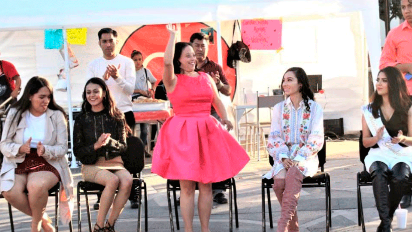 Adriana Iturriaga hace historia,  es reina de la Feria de la Virgen, Guadalupe 2019