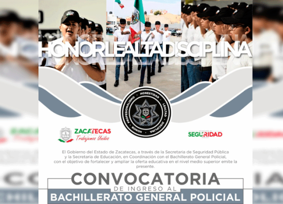 Convoca Gobierno Estatal a formar parte de la segunda generación del Bachillerato General Policial