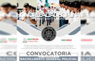 Convoca Gobierno Estatal a formar parte de la segunda generación del Bachillerato General Policial