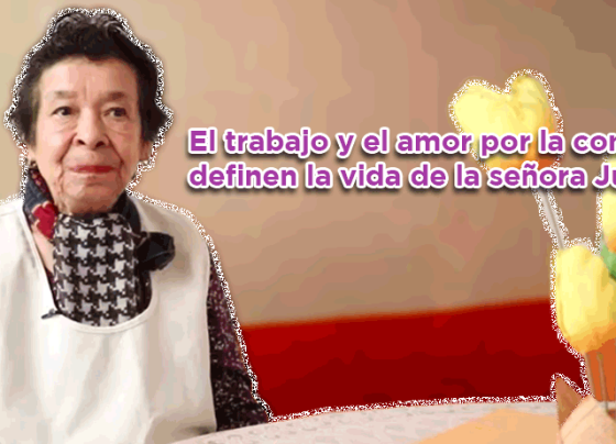 El trabajo y el amor por la comida definen la vida de la señora Juana