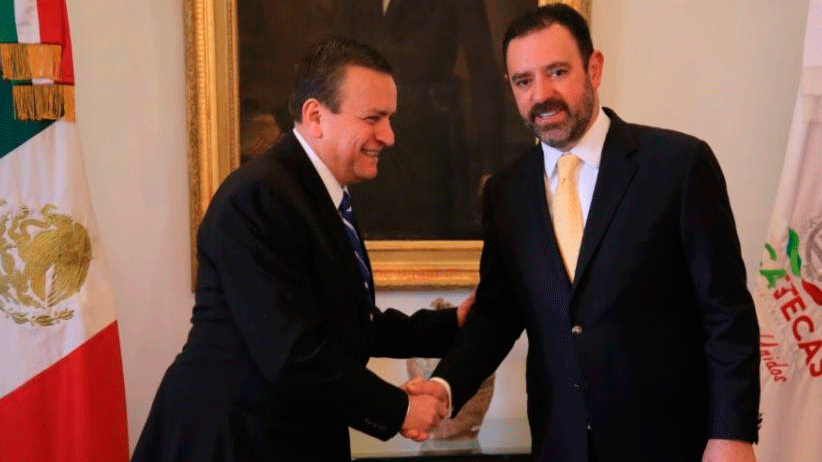 Gobernador toma protesta a rector de UPZ Campus  Fresnillo y a director de CECYTEZ