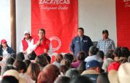 Beneficia SEDESOL a familias de 10 comunidades de Fresnillo