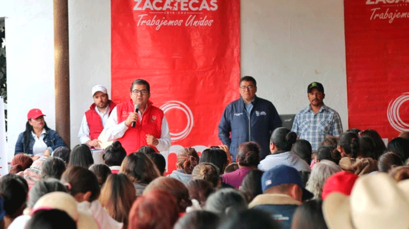 Beneficia SEDESOL a familias de 10 comunidades de Fresnillo