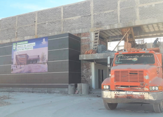 Lleva 40% de avance construcción del centro de justicia para las mujeres de Fresnillo