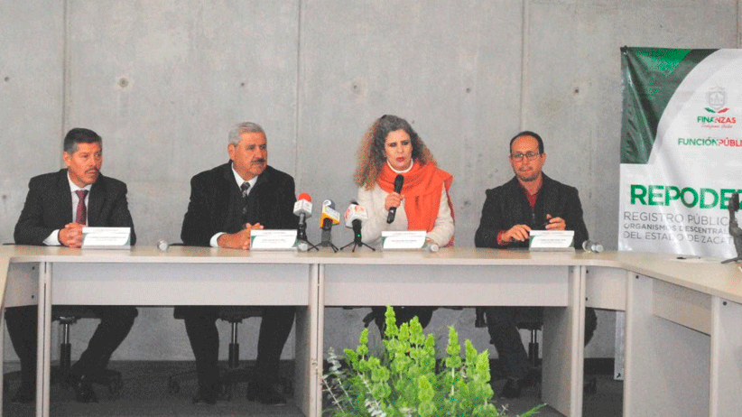 Presentan plataforma digital del Registro Público de Organismos Descentralizados de Zacatecas