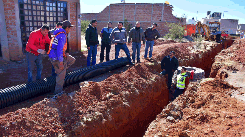 Supervisa Julio César Chávez obras de infraestructura social básica