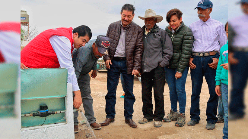 Gobierno de Tello mejora calidad de vida de familias de Mazapil al dotarlas de agua potable