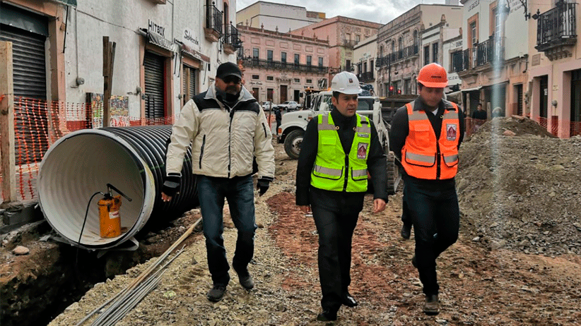 Por mejores servicios, cambiamos red hidráulica y de drenaje del centro histórico: Ulises Mejía Haro