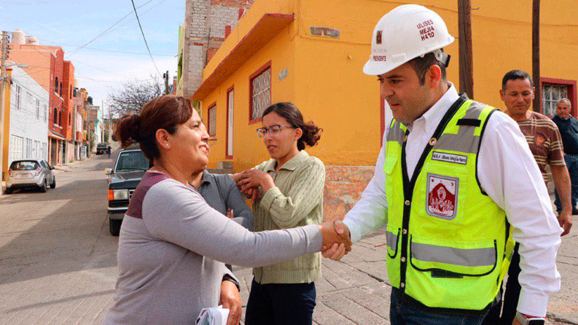 Por un Zacatecas con calles dignas, sigue la obra pública en la Capital: Ulises Mejía Haro