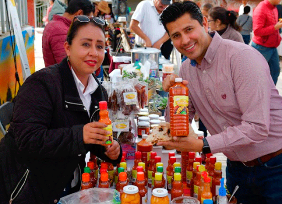 Impulsan economía local en Zóquite con corredor gastronómico y artesanal 