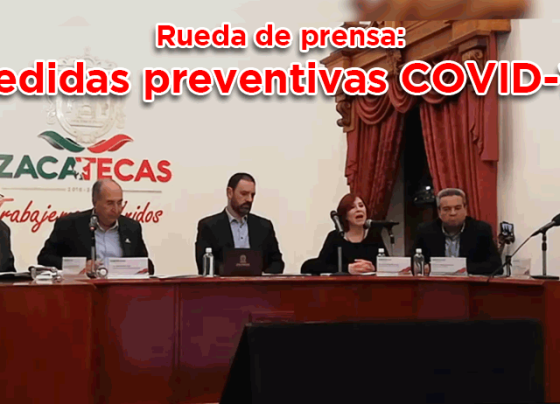 Rueda de prensa: Medidas preventivas COVID-19