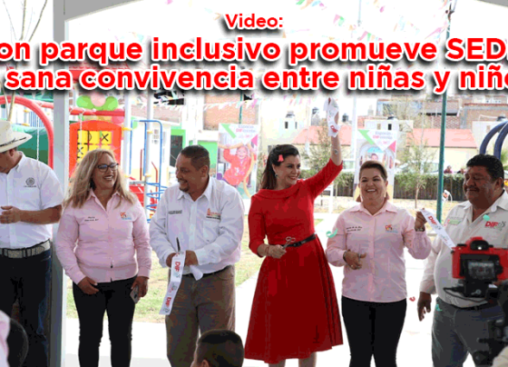 Video: Con parque inclusivo promueve SEDIF la sana convivencia entre niñas y niños