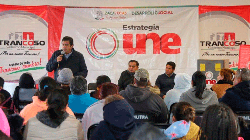 Reciben familias de Trancoso casi 800 mil pesos en beneficios sociales