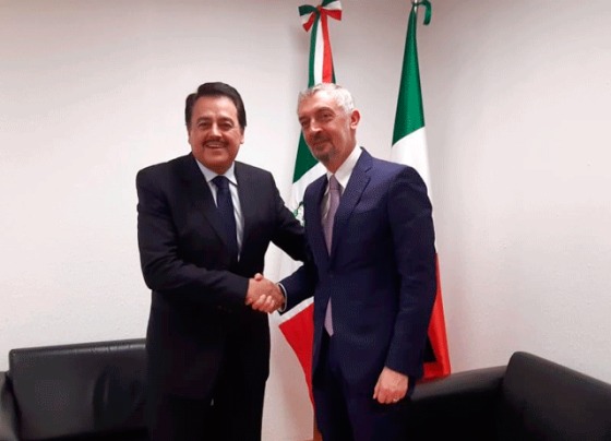 Se reúne Femat con Embajador de Italia, coinciden en temas medioambientales