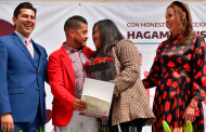 Oficia Julio César Chávez  ceremonia colectiva de matrimonios   