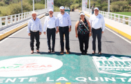 Inaugura Alejandro Tello escuela y puente la quinta en Juchipila
