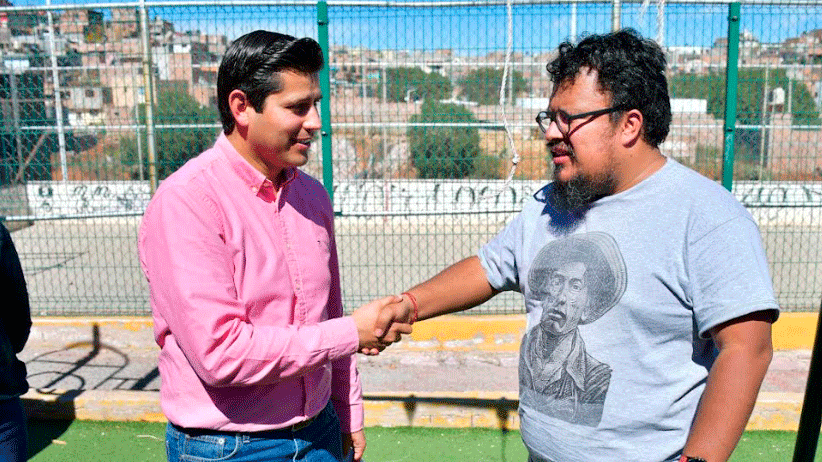 Julio César Chávez y Jóvenes por la transformación acuerdan rescatar áreas en Tierra y Libertad