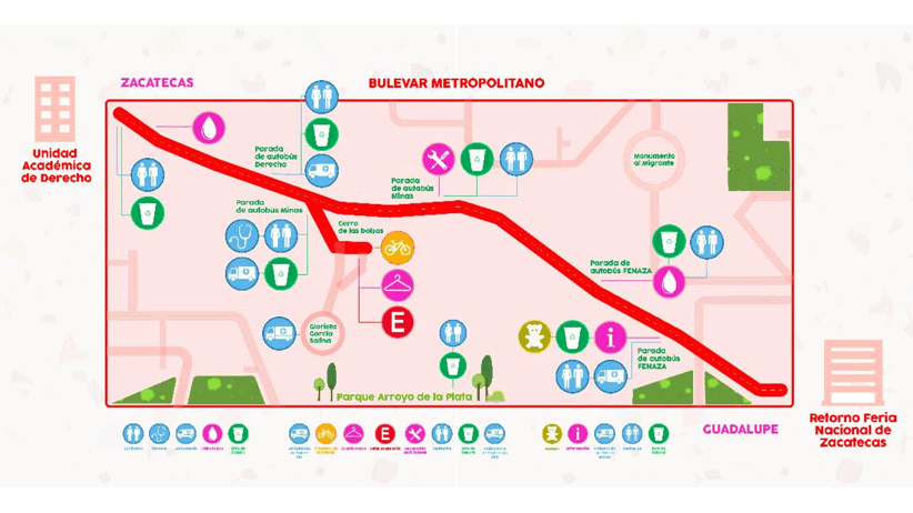 Todo listo para celebrar la primera Ruta Dominical de Zacatecas