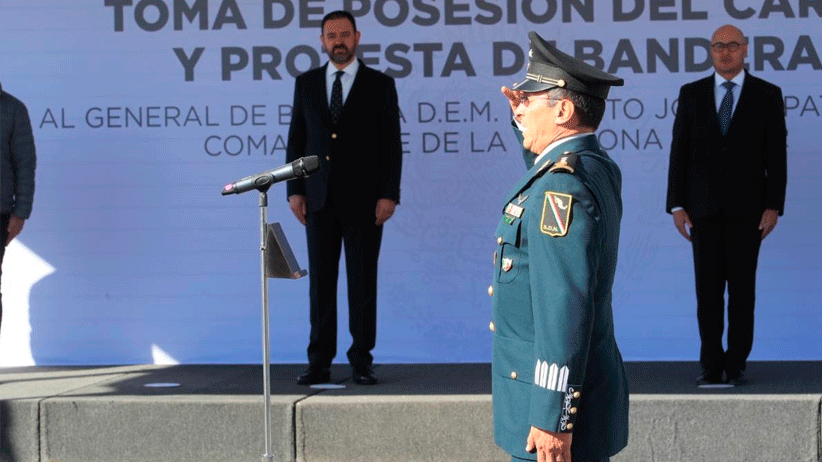 Encabeza Alejandro Tello Toma de Protesta de nuevo Comandante de la 11ª zona militar