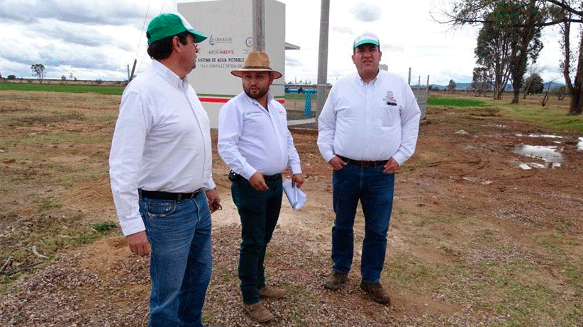Se mejorará abastecimiento de agua potable en Villa González Ortega
