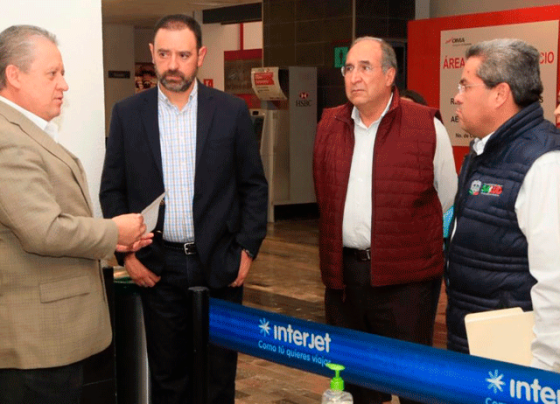 Se refuerzan medidas de prevención sanitaria en Aeropuerto y Central de Autobuses de Zacatecas