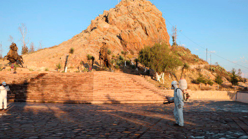 Más acciones de desinfección en espacios públicos: Ulises Mejía Haro