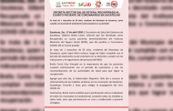 Recuperado cuarto paciente de Coronavirus en Zacatecas.