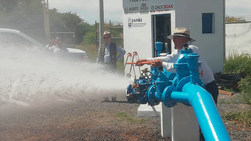 JIAPAZ pone en operación 2 nuevos pozos para garantizar suministro de agua durante contingencia.