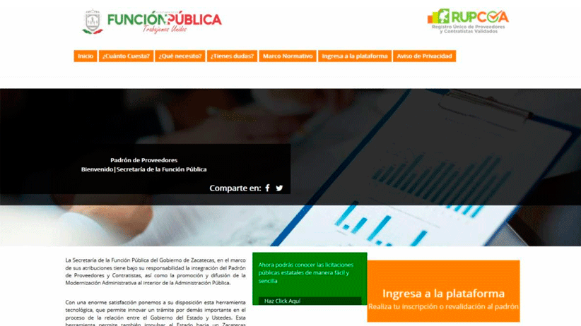 Atiende Función Pública proveedores y contratistas.