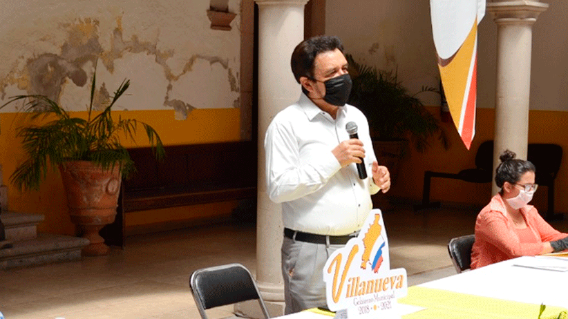 Entregan apoyos a familias Villanovenses afectadas por la contingencia sanitaria.