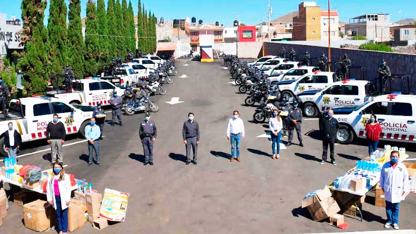 Entrega Julio César Chávez 5.4 millones de pesos en equipamiento a Seguridad Pública