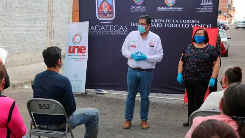 Lleva Gobierno de Tello Programa Empleo Temporal a colonos de la Lázaro Cárdenas.