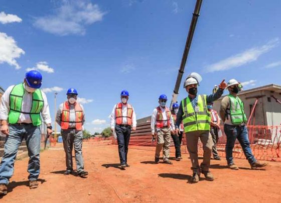 Supervisa Gobernador Tello construcción de Módulo de Hospitalización COVID-19 Fresnillo.