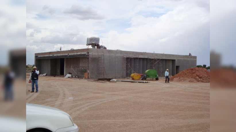 Continúa construcción de la Unidad Regional de Seguridad en Fresnillo; tiene avance de 88%.