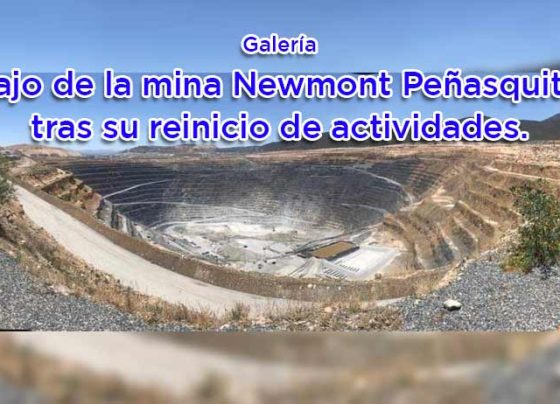 Foto galería: Así luce el tajo de la mina Newmont Peñasquito tras su reinicio de actividades.