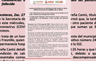 Llega Zacatecas a 33 decesos por COVD-19; esta tarde falleció un hombre de 37 años.